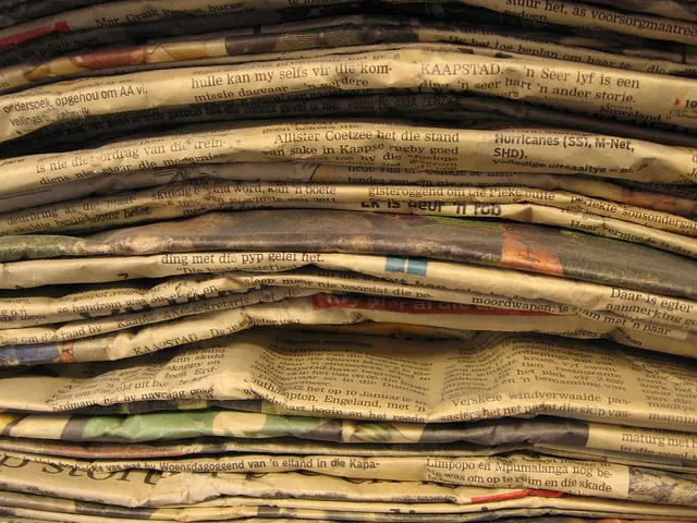 ASC Leiden - Library - South African newspaper stack of Die Burger - 2012